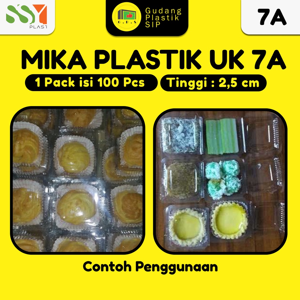 Mika Kue UK 7A Bening isi 100 / Food Grade