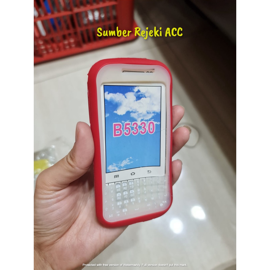 Softcase Silikon Plus Keypad Samsung Galaxy Chat B5330