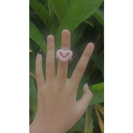 Clay rings | love clay rings | Handmade rings | y2k rings