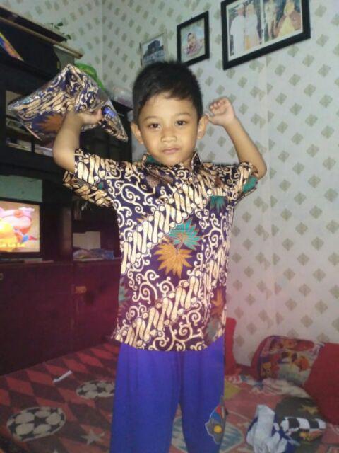 Couplebatik / Sarimbit Motif Kenanga Navy