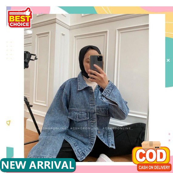 Gladis Jaket Jeans Rawis Croped Snow Jaket Wanita||Nirina Jaket Jeans Cropty Snow||Jaket Jeans Snowb