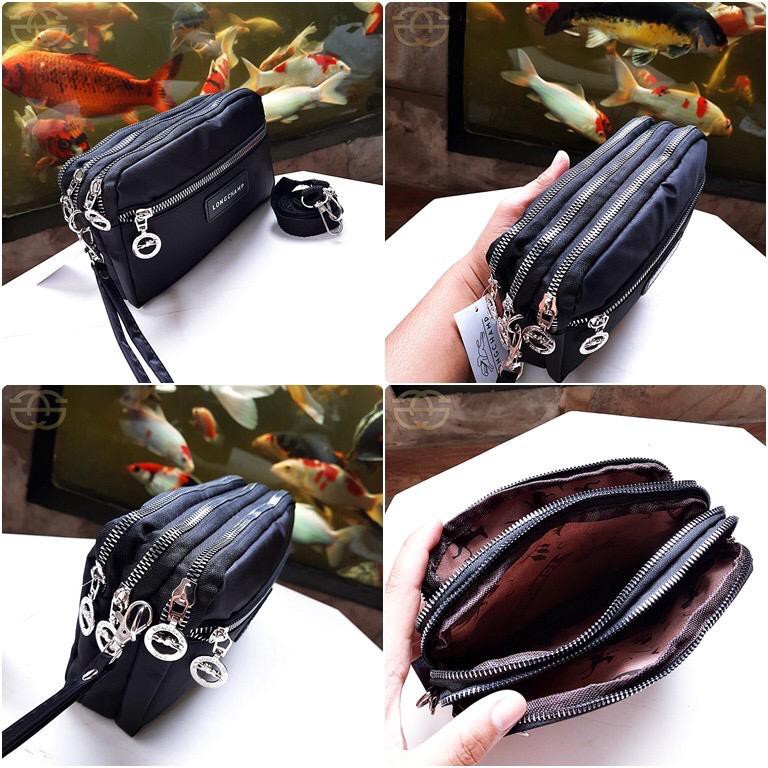 Akaci Fashion 4 ruang 6524 Dompet Tas Selempang Wanita 2 tali Grosir Murah