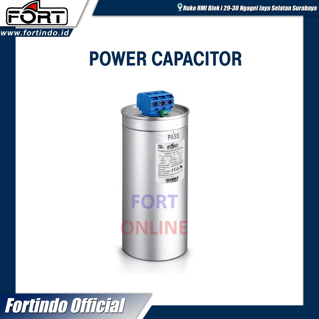 Power Capacitor 50 Kvar 525v Tmpdsy-525-50-3 Kapasitor Bank Fort Bukan Ducati Mikro Bergaransi