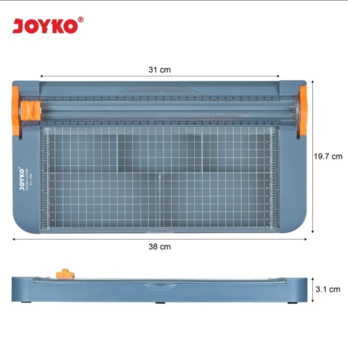 

Jualan Alat Pemotong Kertas Joyko Pc-1938 Extra Storage A4 F4 - Paper Cutter Hot Sale