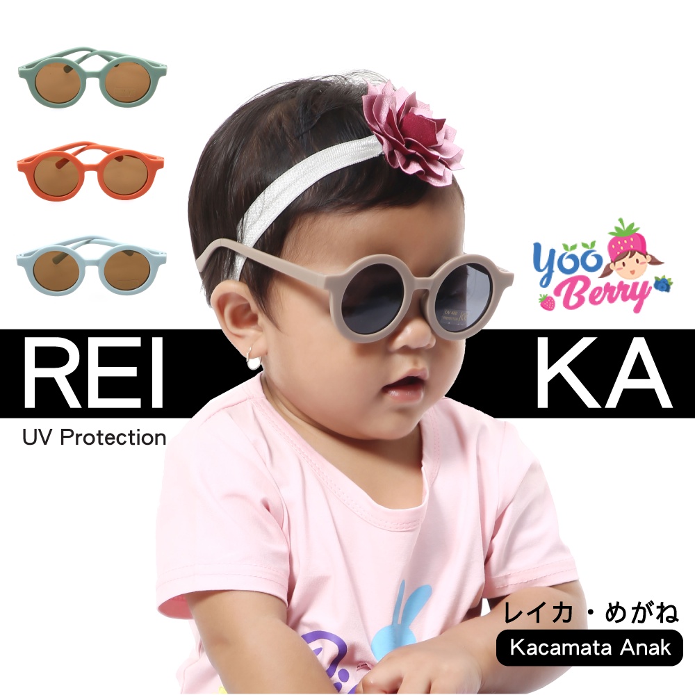 YooBerry Reika Kacamata Bayi Anak Unisex Kekinian Perempuan Laki Laki Berry Mart