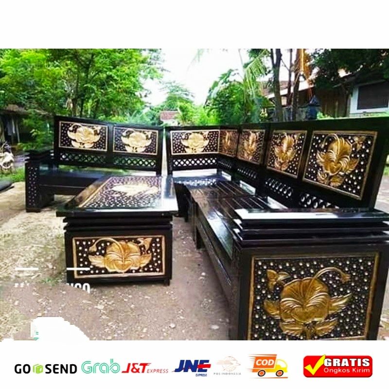 kursi tamu / kursi tamu minimalis / kursi tamu L / kursi sudut / kursi tamu mahoni