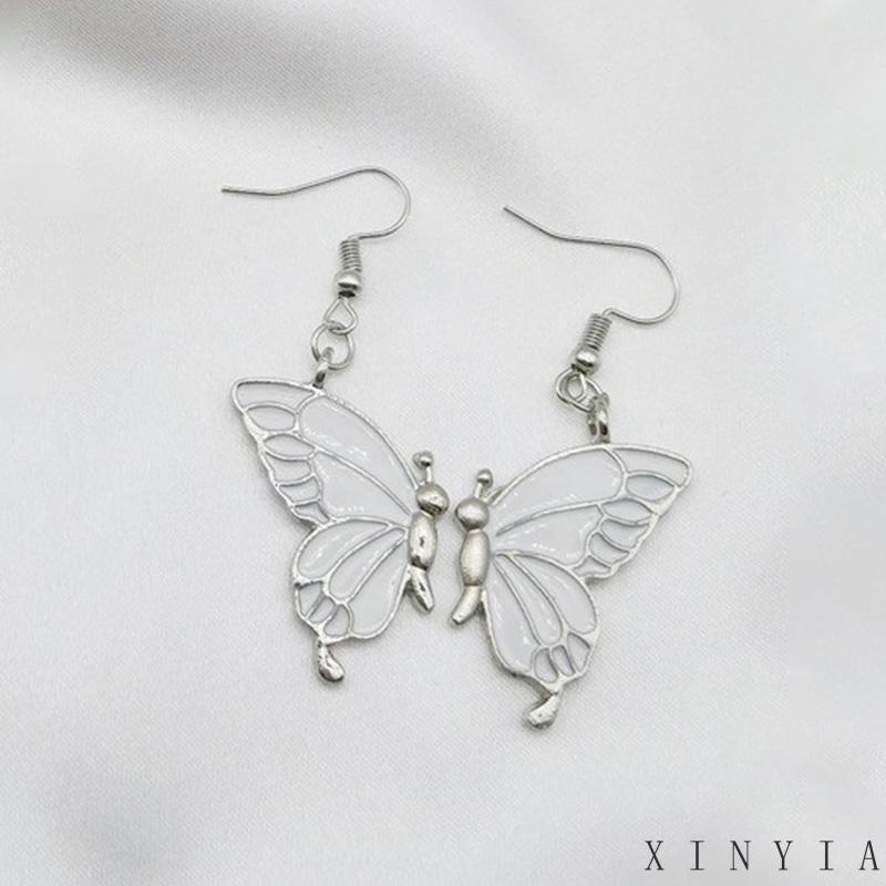 Butterfly Anting Bentuk Kupu-Kupu Model Simple Untuk Perhiasan