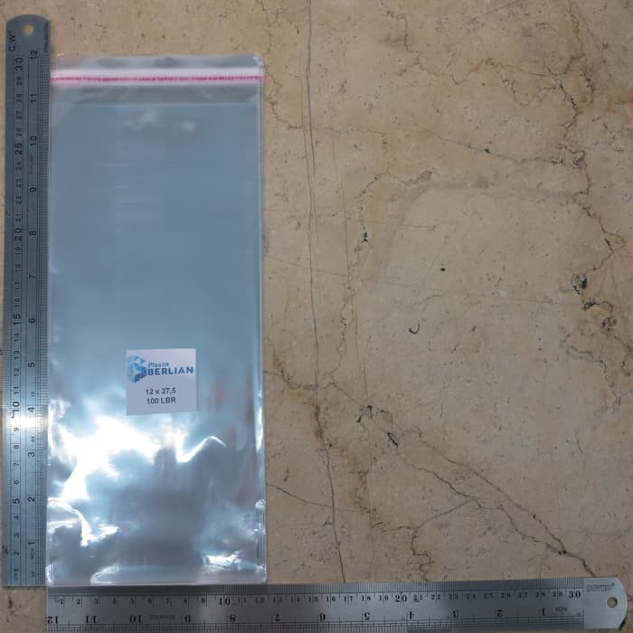 

Dijual Plastik OPP 12X27,5CM KW1 100LBR Lem atau Seal Flash Sale