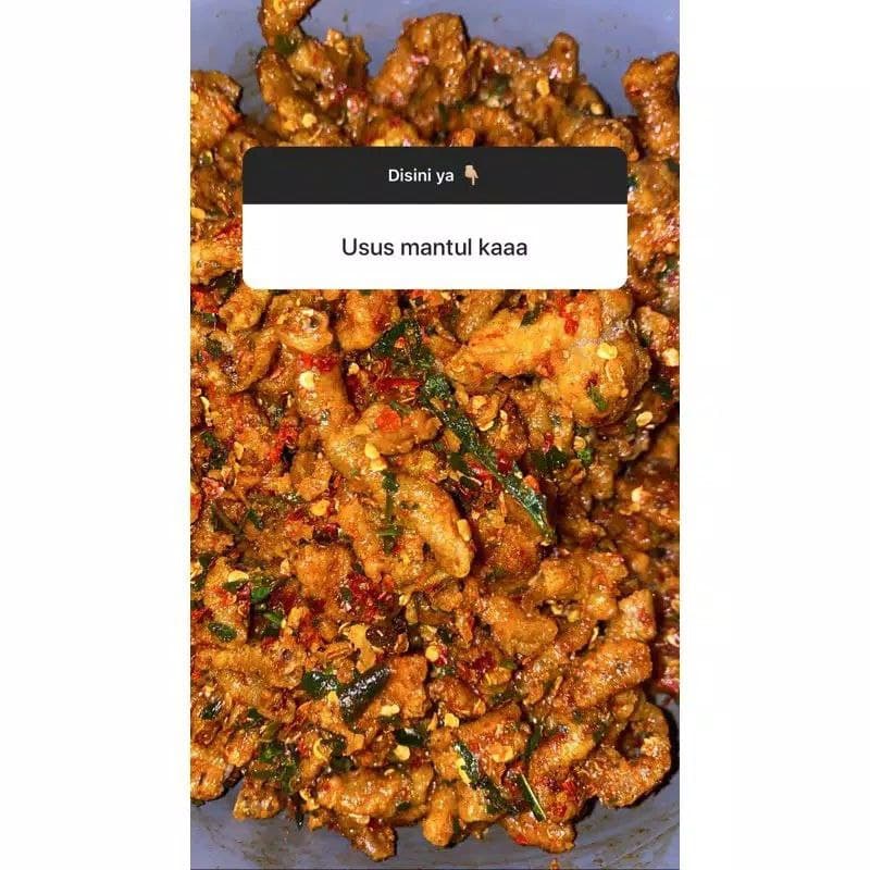 

Cemilan Usus Renyahhh [100Grm] Pedas/Original Terlaris dan Termurah!!