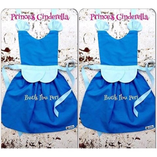 Apron Cinderella Dewasa &amp; Anak Celemek Kostum Disney Princess