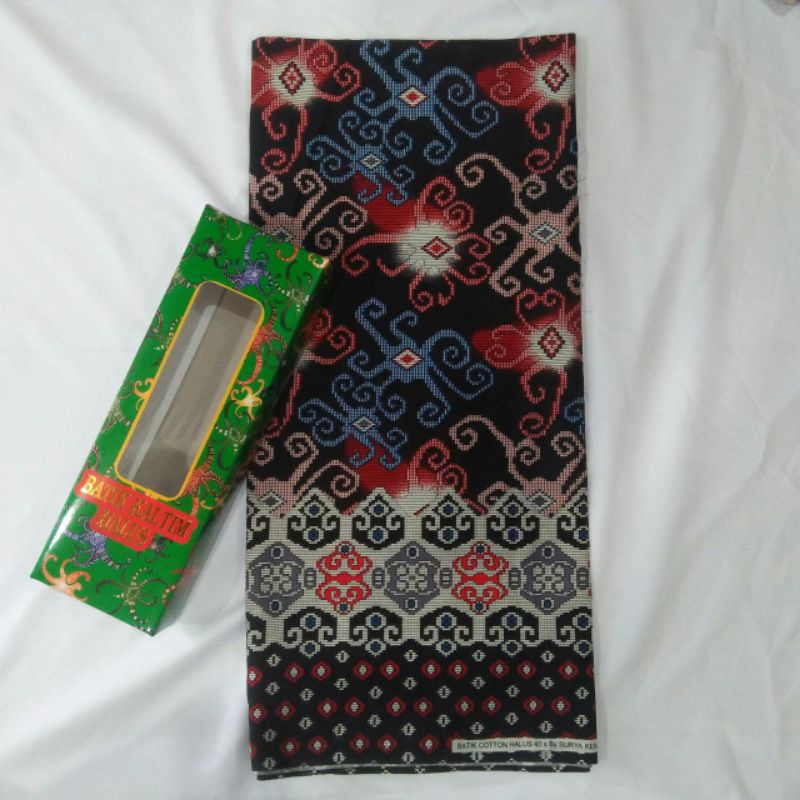 Kain batik khas kalimantan bahan katun
