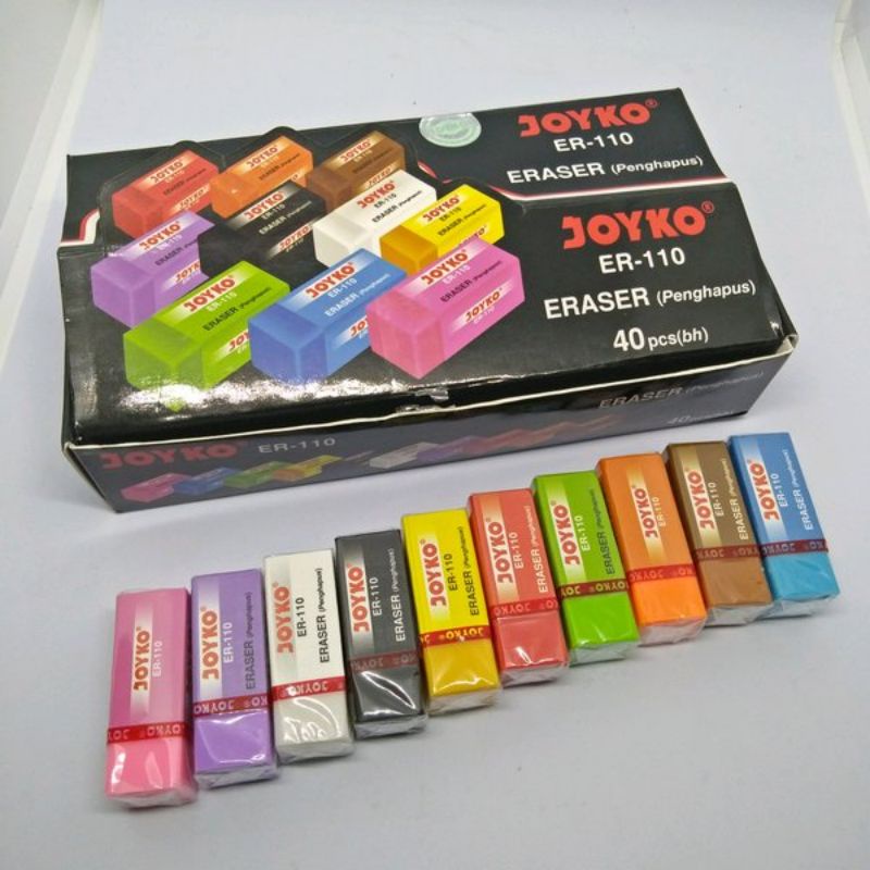 Vinztstore - Penghapus Joyko Kecil Eraser Joyko B40 Hapusan Stip Joyko