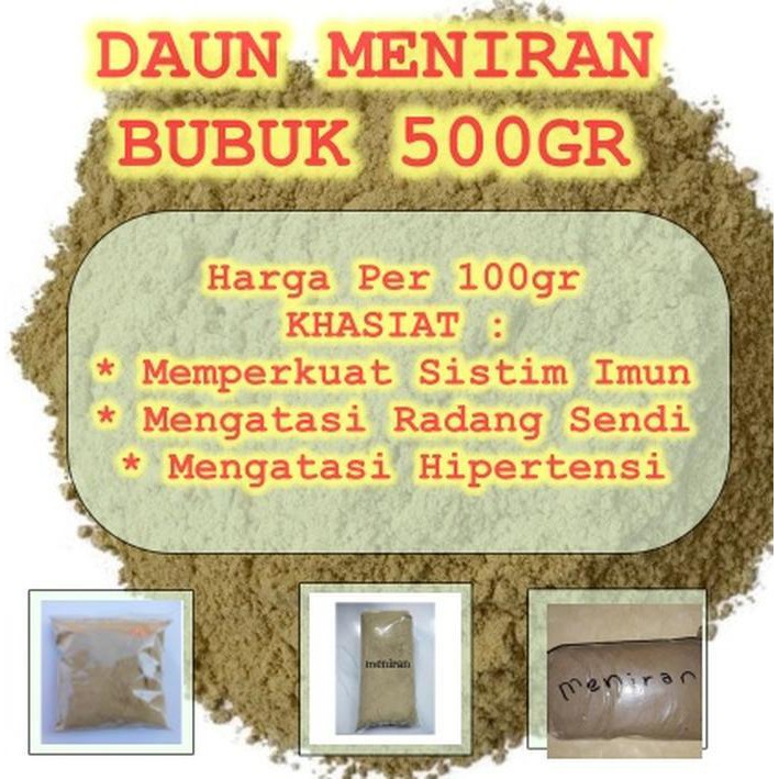 

Daun Meniran Bubuk Serbuk 500gr | Sebagai Antioksidan
