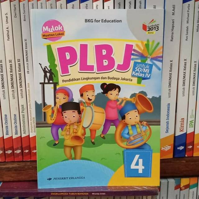 Buku Plbj Kelas 4 Revisi K13n Erlangga Shopee Indonesia
