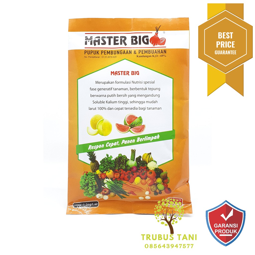 Pupuk Pembungaan dan Pembuahan MASTER BIG 250 Gram