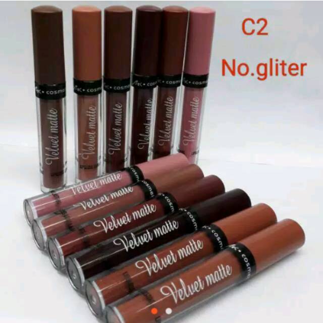 Lip gloss metalic matte