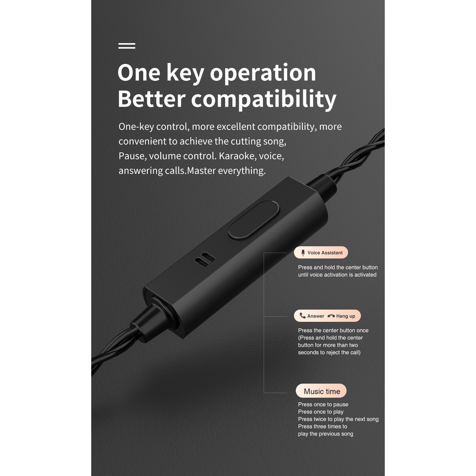 QKZ AK6 MAX In Ear Earbuds Earphone Dynamic Drivers Monitor HiFi Sound