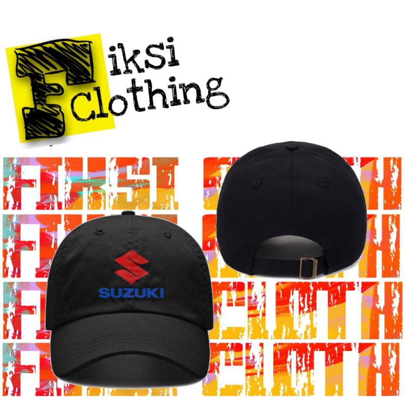 Topi Baseball Cusrom Suzuki Logo - Fiksi Clothing