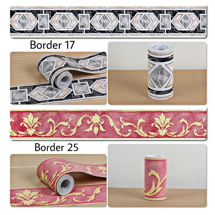 RELIZA WALL BORDER LIS 10CM X 10METER STIKER DINDING HOME DECOR