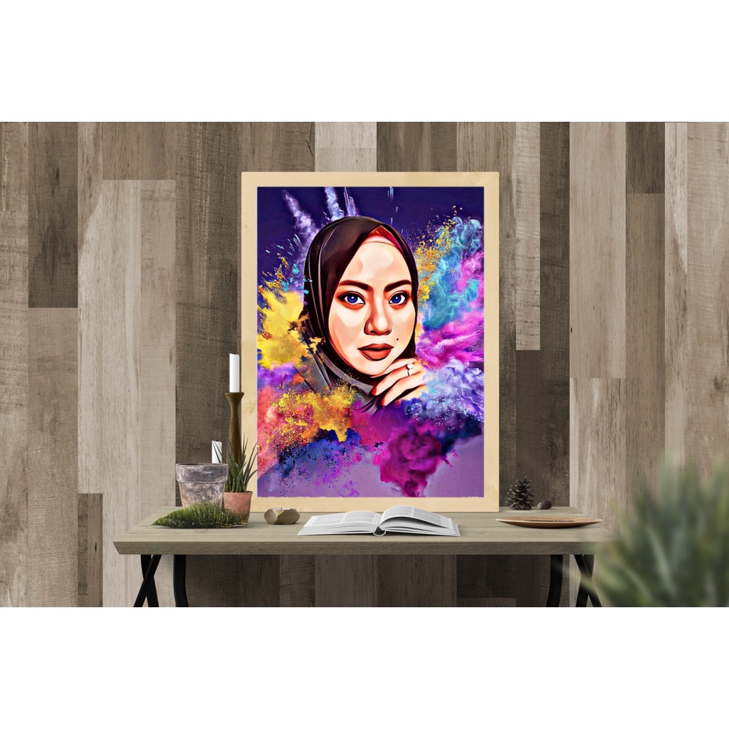 Jasa Edit Foto Kartun Vector Splash Effect (Softfile)