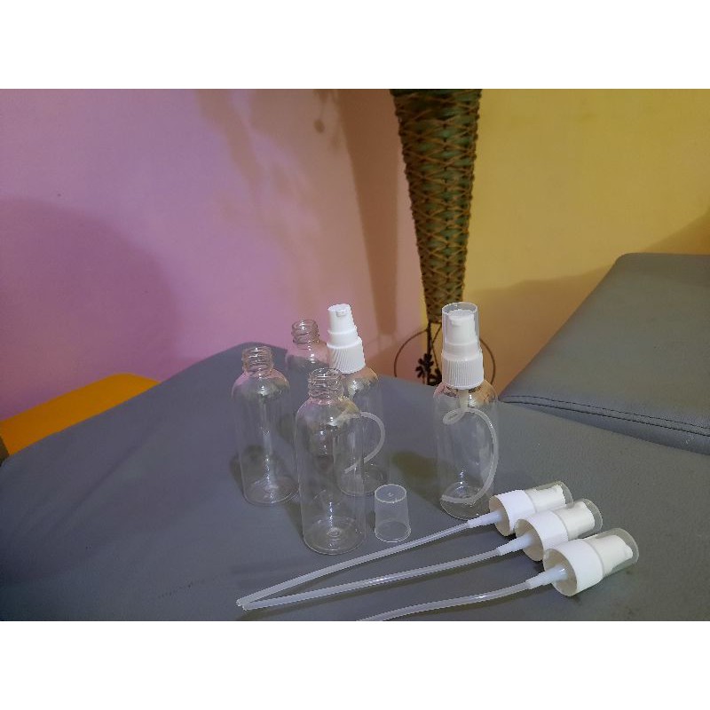 Botol 60ml tutup pump treatment natural
