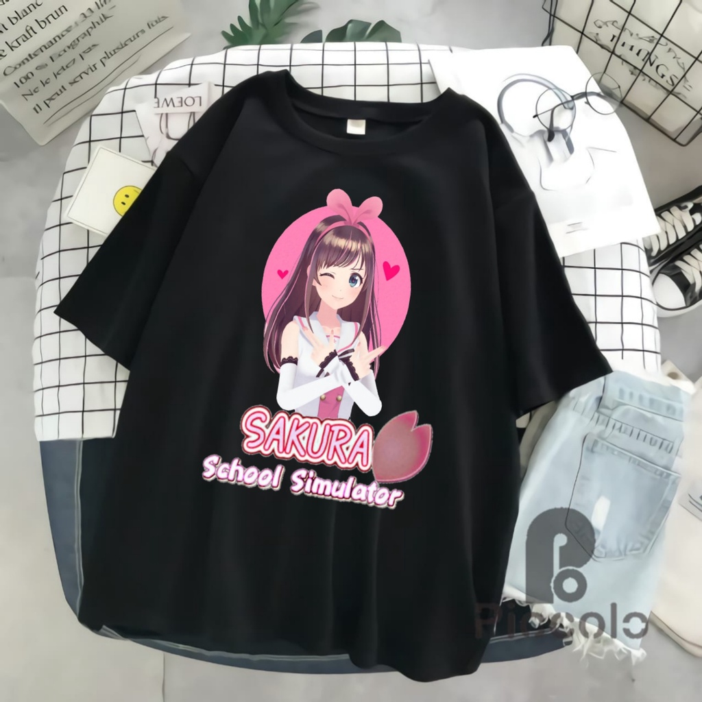 BAJU KAOS ANAK PEREMPUAN SAKURA SCHOOL SIMULATOR