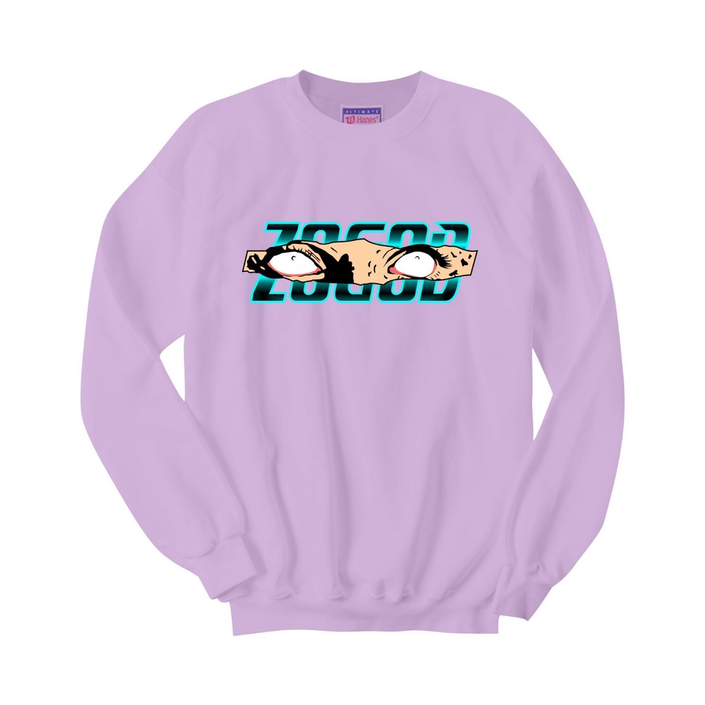 SWEATER CREWNECK ZOGOB PRIA/WANITA FLEECE