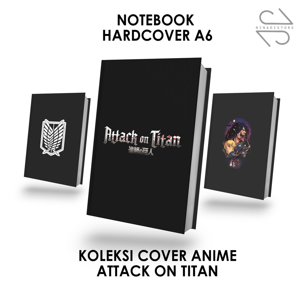 

Pocket Book Anime Attack on Titan Buku Tulis Planner, Journal, Diary, Gift / Hardcover A6