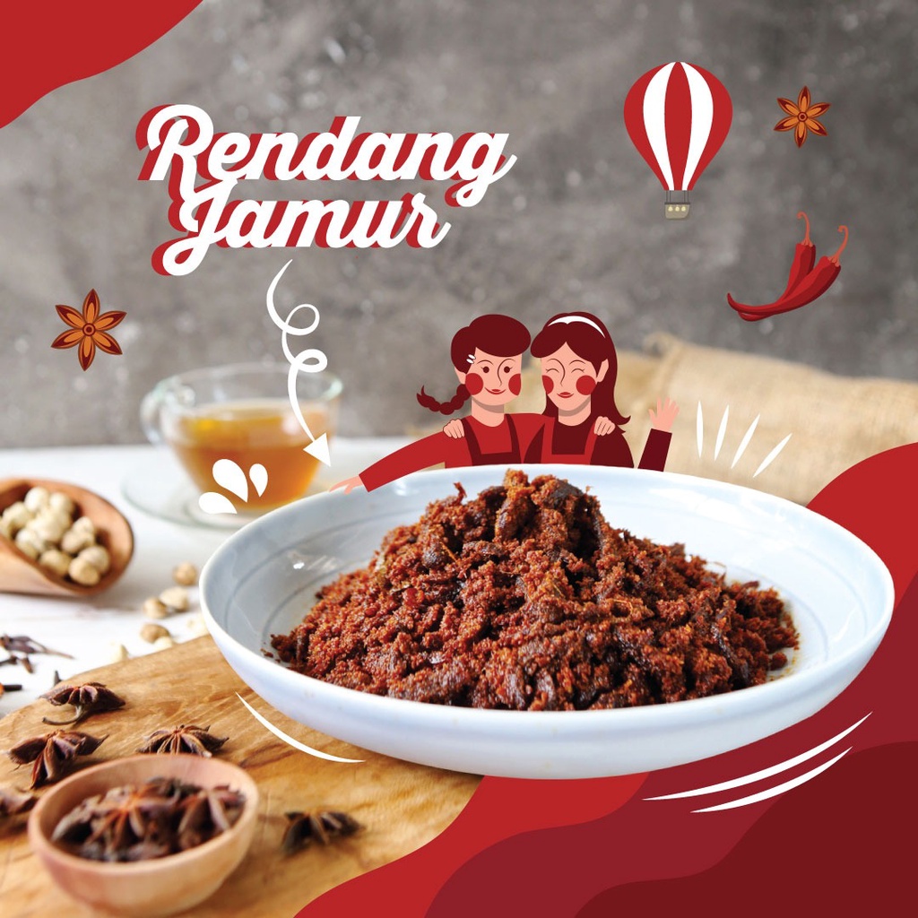 

Rendang Jamur Suwir