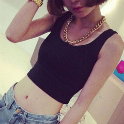 Crop TengTop Agnes | Pakaian Dalam | TengTop | Baju Tidur | Dalaman Wanita-4