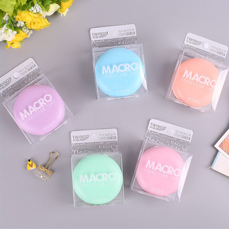 

MACARONS TG -B302 CORRECTION TAPE TERBARU WARNA PASTEL TERMURAH TIPE X MAKARON BISA COD
