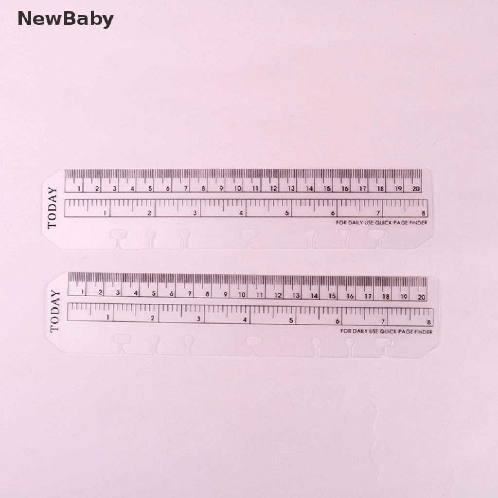 Newbaby 2pcs Pembatas Buku Spiral Ukuran A5 A6 A7 Warna Hitamputih