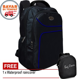 SHOPEE 3.3 GRAND FASHION SALE!! Tas Pria Tas Ransel Pria CG202 Ransel Murah Backpack Laptop 17 Inch + Bag Cover
