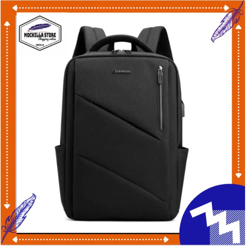 Mochillastore - 100564Tas Ransel Backpak Tas Pria Dan Wanita Tas Ransel Laptop Tas Sekolah Masa Kini Resleting Tahan Air