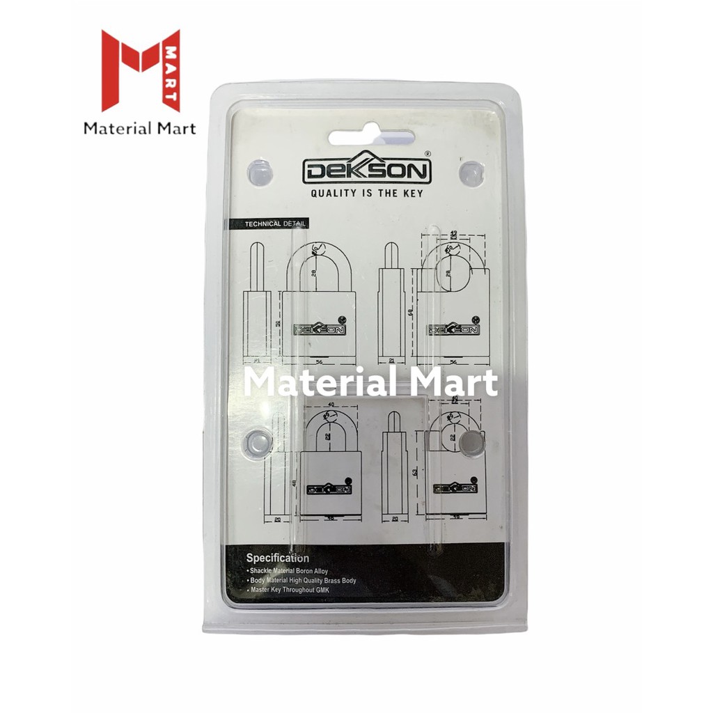 Gembok Jaket PREMIUM | Gembok Pintu Rumah Anti Maling | Padlock Material Mart