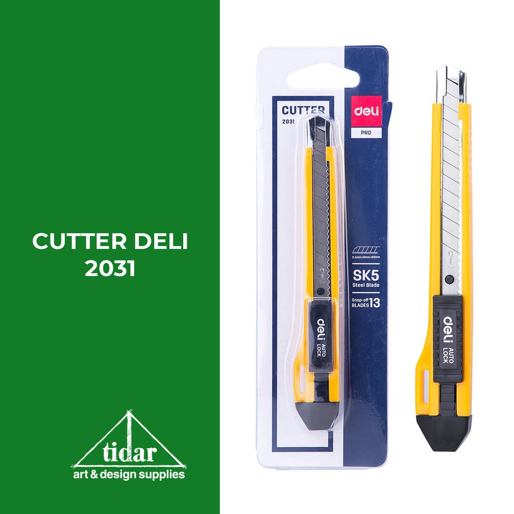 

Cutter Deli 2031 / Kater Kecil / Pisau Potong / Pemotong