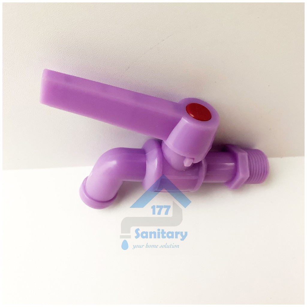 Kran Tembok Plastik Murah Warna LTS- Keran Air Kran Taman Pvc Faucet Plastic Sanitay177 /R8