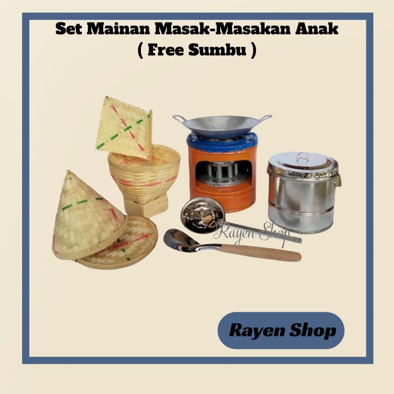 Mainan Masak-Masakan Anak Mini /Mainan Tradisional