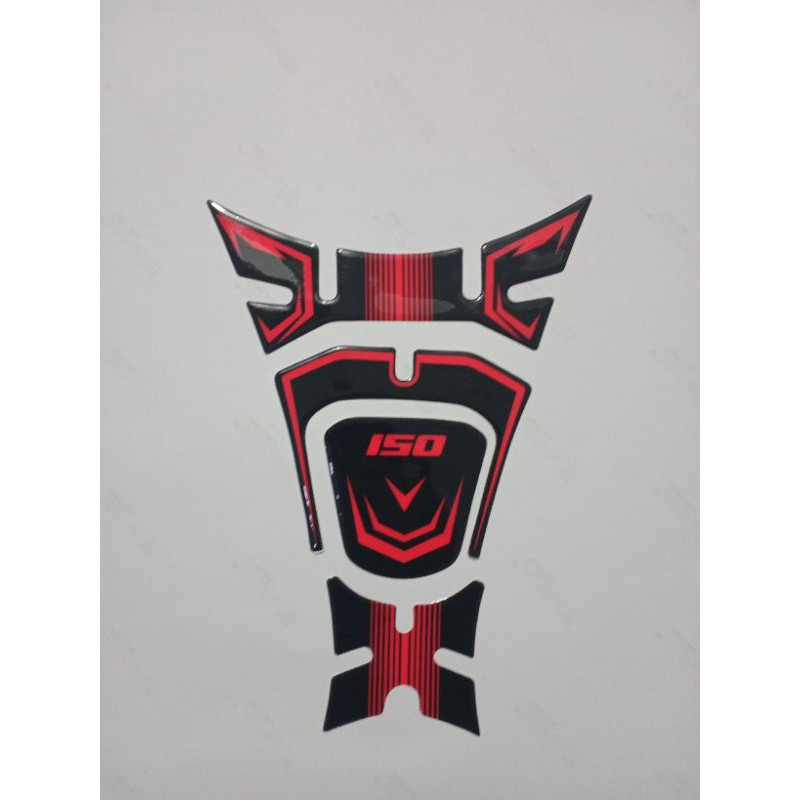 tankpad timbul elastis mengkilap Honda PCX 150 merah