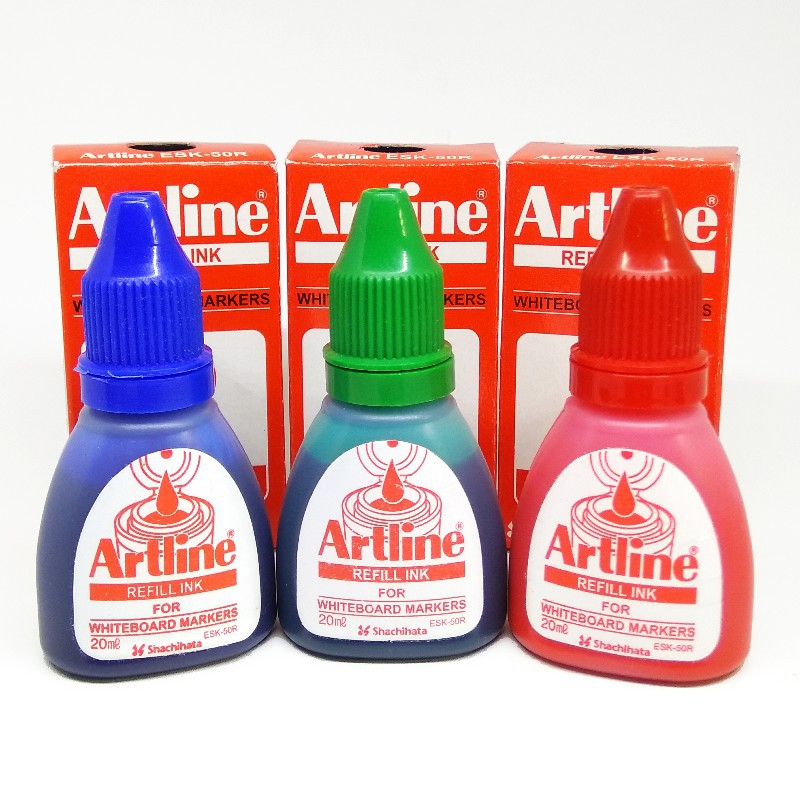 

[PCS] ARTLINE REFILL INK - WHITEBOARD MARKERS ESK-50R TINTA SPIDOL NON-PERMANEN*