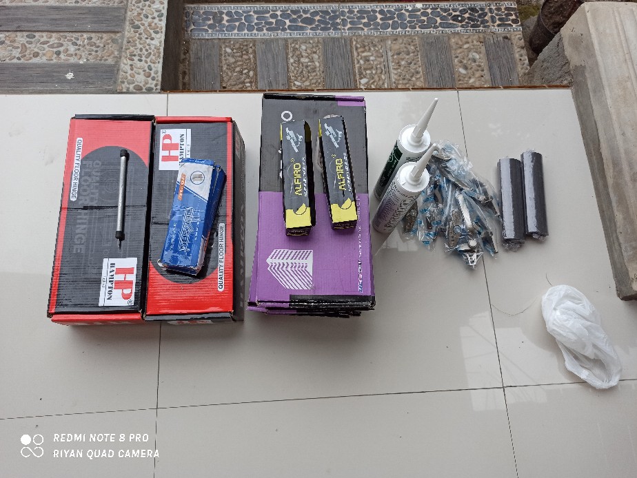 Kunci Swing Aluminium / Kunci Pintu Aluminium Set Faster 41054 / Alfiro 9123