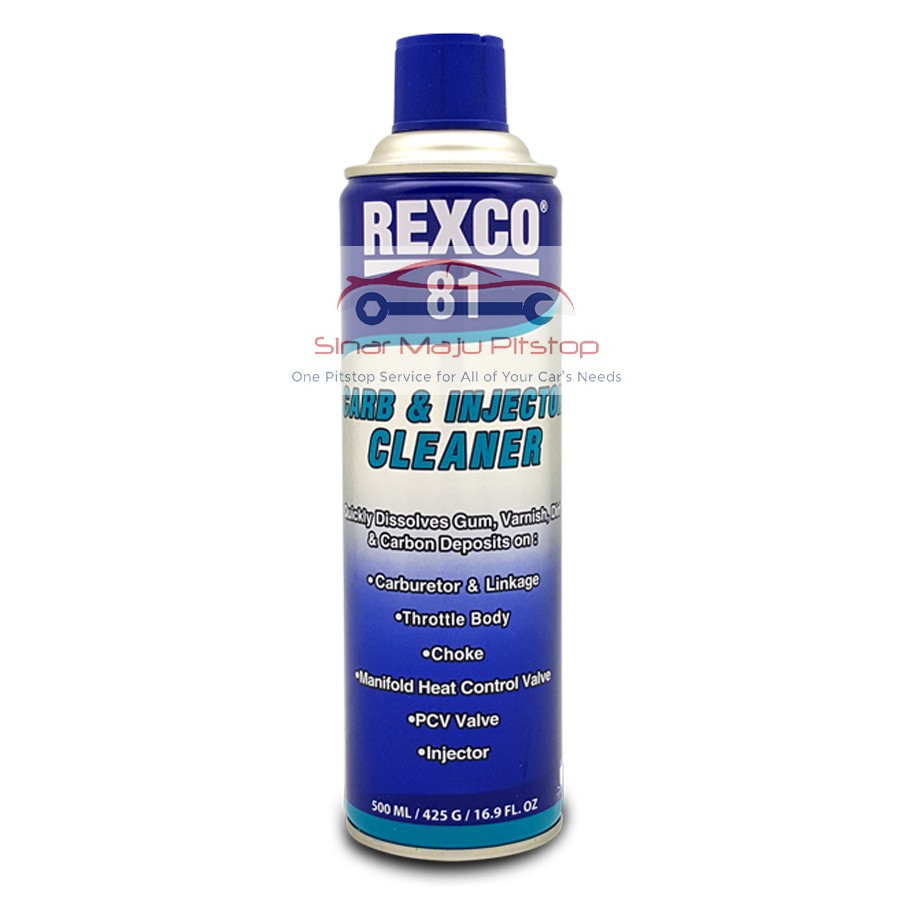 Rexco 81 Carb & Injector Cleaner 500 Ml USA - Spray Pembersih Karburator & Injektor Mobil & Motor