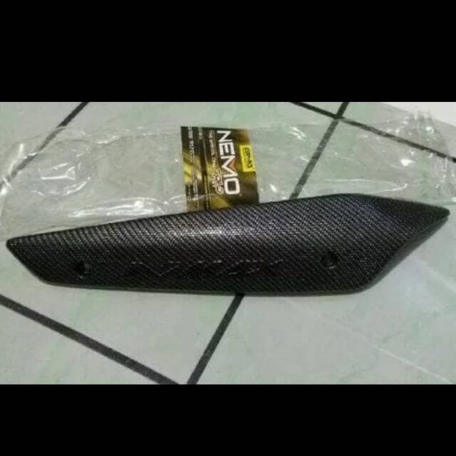 Lis knalpot Nmax N max carbon karbon tutup knalpot Nmax N max kecil carbon karbon