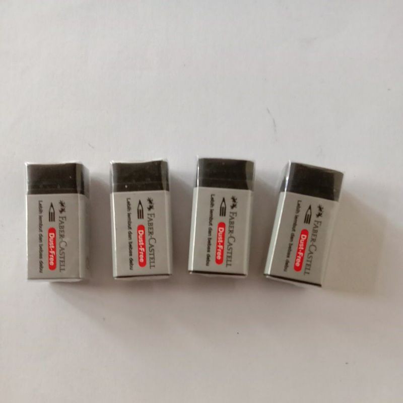 

Penghapus pencil FABER CASTELL B40 kecil warna Hitam dijual per 2 bh