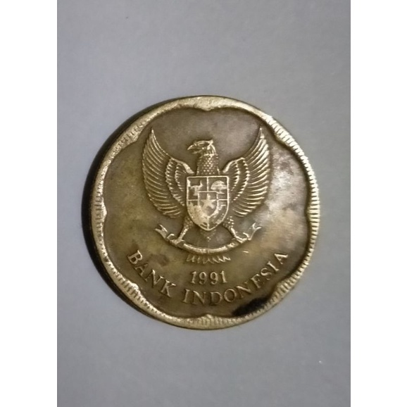 Koin 500 Rupiah Th 1991
