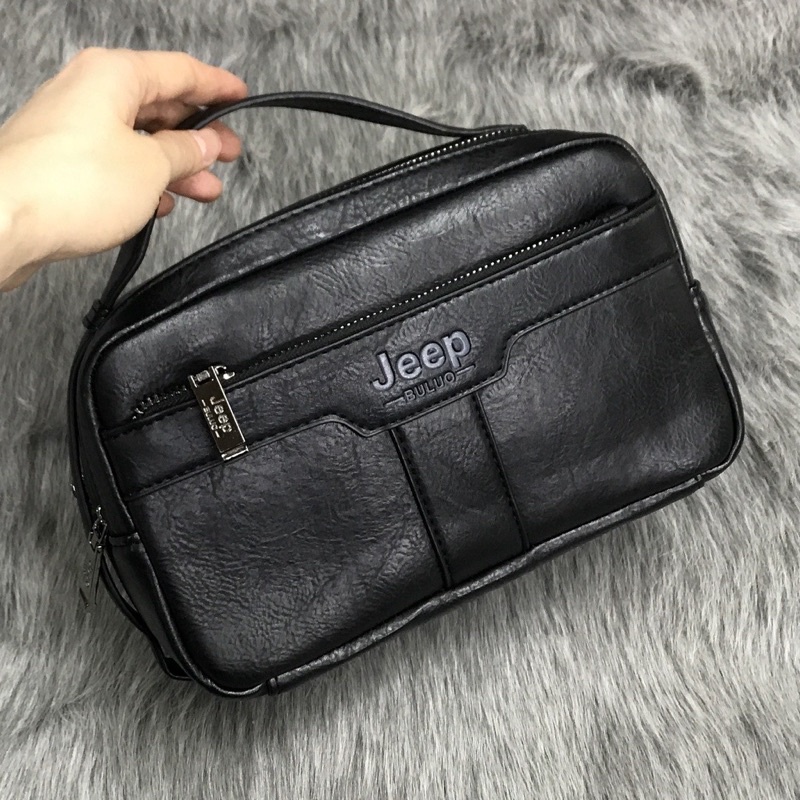 Handbag Multifungsi jeep import Tas model Tangan kulit