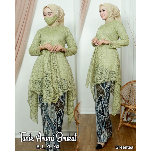 READY. SET TUNIK ARUMI BROKAT//GROSIR_KEBAYA_TANAH_ABANG