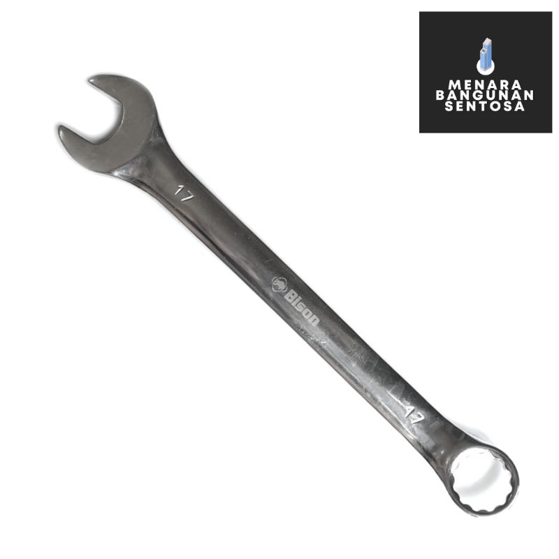 Kunci Ring Pass Pas Bison 17 mm (17mm) / Combination Wrench