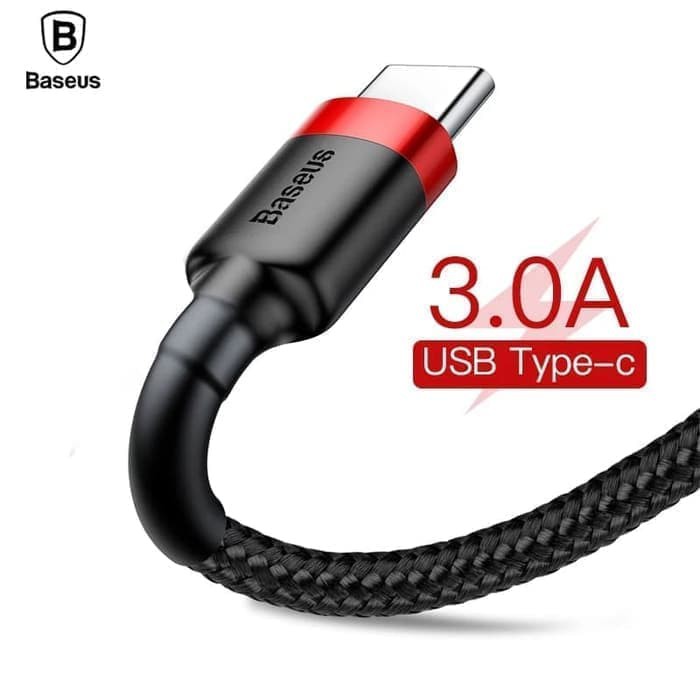 Baseus Kabel Data Baseus 1 M USB Type C Kevlar Cable Fast Charge 3A QC 3.0