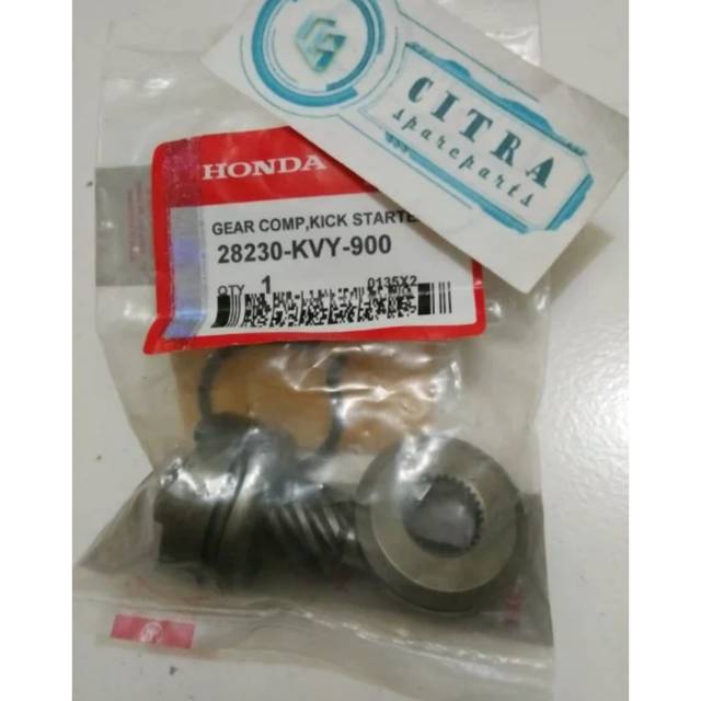 gigi pinion starter beat vario gear kick stater